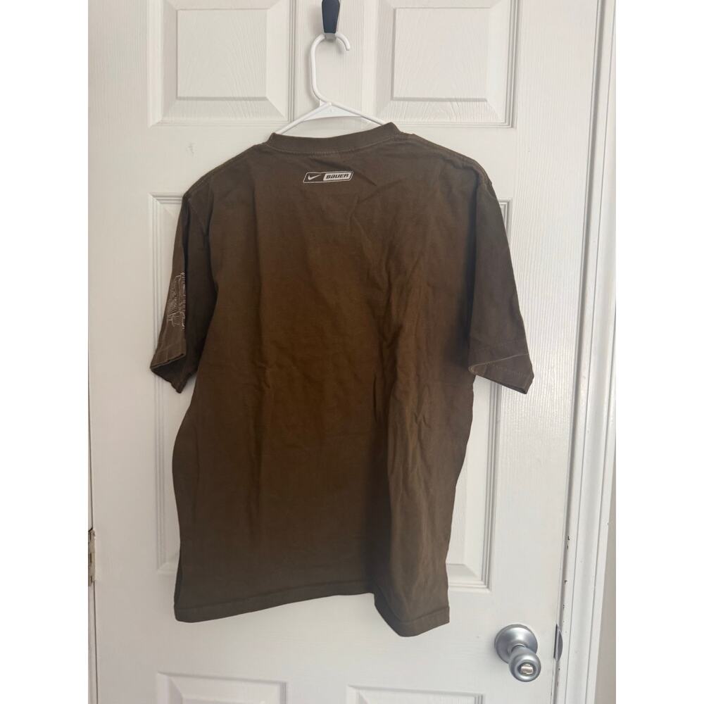 Nike Bauer Y2K Brown Graphic Casual T-Shirt Sz: Large